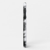 Schwarz-weiße Orchideenmalerei tropisch Case-Mate iPhone Hülle (Hinten/Links)