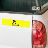 Schwarz-weiße Palmen Autoaufkleber (Auf Lkw)