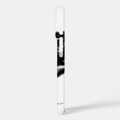 Schwarz-weiße Palmen Silhouette Case-Mate iPhone Hülle (Rückseite / Links)