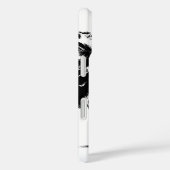 Schwarz-weiße Palmen Silhouette Case-Mate iPhone Hülle (Rückseite / Rechts)