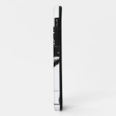 Schwarz-weiße Palmen Silhouette Case-Mate iPhone Hülle (Hinten/Links)