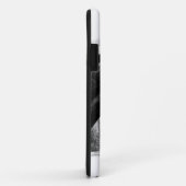 Schwarz-weiße Pferdekizze Case-Mate iPhone Hülle (Hinten/Rechts)