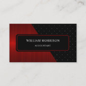 Schwarz-weiße Polka Dot Monogram aus benutzerdefin Visitenkarte (Vorderseite)