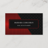 Schwarz-weiße Polka Dot Monogram aus benutzerdefin Visitenkarte (Vorderseite)