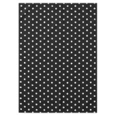 Schwarz-weiße Polka Dots Tischdecke (Vorderseite)