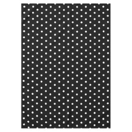 Schwarz-weiße Polka Dots Tischdecke
