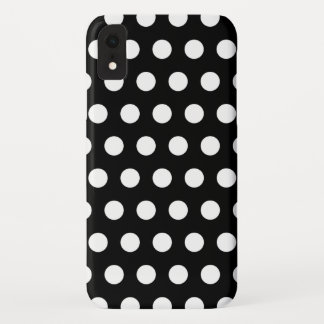 Schwarz-Weiße Polka-Punkte Case-Mate iPhone Hülle