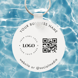 Schwarz-weiße Prüfung des QC-Codes für benutzerdef Schlüsselanhänger