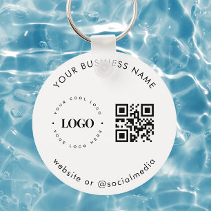 Schwarz-weiße Prüfung des QC-Codes für benutzerdef Schlüsselanhänger