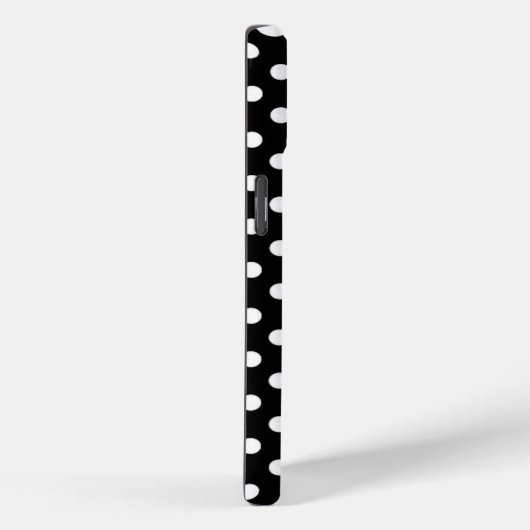 Schwarz-weiße Punkte rosa Bug Case-Mate iPhone Hülle (Rückseite / Rechts)