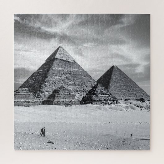 Schwarz-Weiße Pyramiden Puzzle (Vertikal)