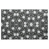 Schwarz-weiße Rose Aquarellmalerei Stoff (Yard (91,4 cm))