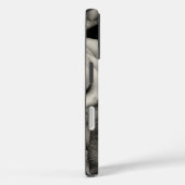 Schwarz-Weiße Rosen Case-Mate iPhone Hülle (Rückseite / Rechts)