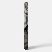 Schwarz-Weiße Rosen Case-Mate iPhone Hülle (Rückseite / Links)
