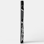 Schwarz-weiße Rot-Sonne Case-Mate iPhone Hülle (Rückseite / Rechts)