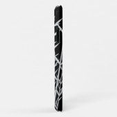 Schwarz-weiße Rot-Sonne Case-Mate iPhone Hülle (Hinten/Rechts)