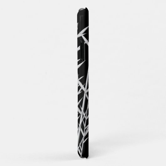 Schwarz-weiße Rot-Sonne Case-Mate iPhone Hülle (Hinten/Rechts)