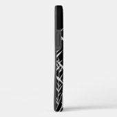 Schwarz-weiße Rot-Sonne Case-Mate iPhone Hülle (Rückseite / Rechts)