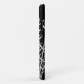 Schwarz-weiße Rot-Sonne Case-Mate iPhone Hülle (Hinten/Rechts)