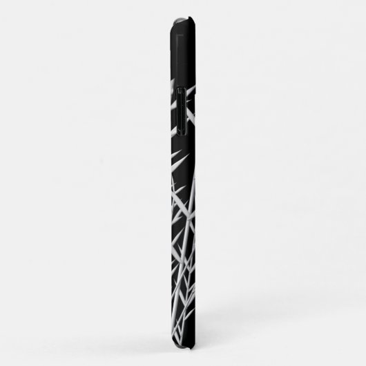 Schwarz-weiße Rot-Sonne Case-Mate iPhone Hülle (Hinten/Rechts)