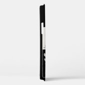 SCHWARZ-WEISSE ROTE ROSEN,ROSENKNOSPE Jugendstil Case-Mate iPhone Hülle (Rückseite / Rechts)