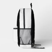 Schwarz-weiße Rucksäcke gedruckter Rucksack (Rechts)