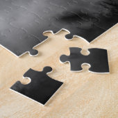 Schwarz-weiße Running Horse Freedom Puzzle (Seite)