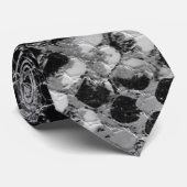 Schwarz-weiße Schlange Krawatte (Gerollt)