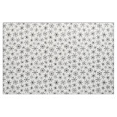 Schwarz-weiße Schneeflocken-Muster Stoff (Yard (91,4 cm))