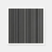 Schwarz-weiße Serviette (Vorderseite)