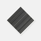 Schwarz-weiße Serviette (Ecke)