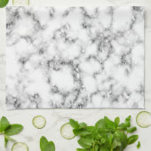 Schwarz-weiße silberne Funkelflocken-Textur aus Ma Geschirrtuch (Gefaltet)