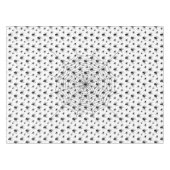 Schwarz-weiße Spinnennetzmuster Halloween Tischdecke (Vorderseite (Horizontal))