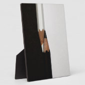 Schwarz-weiße Stifte Fotoplatte (Seite)