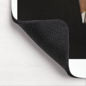 Schwarz-weiße Stifte Mousepad (Ecke)