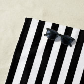 Schwarz-weiße Streifen für den Ankerbereich Strandtuch (Beispiel)