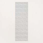 Schwarz-weiße Streifen mit Binärcode Yogamatte (Rückseite)