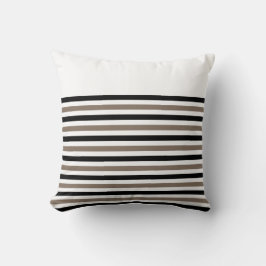 Schwarz-weiße Streifen mit KUNDENGERECHTEM AKZENT Kissen