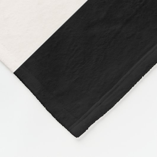 Schwarz-weiße Streifen mit roten Hummern Fleecedecke (Ecke)