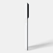 Schwarz-weiße Streifen Muster Case-Mate iPhone Hülle (Rückseite / Rechts)