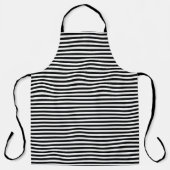 Schwarz-weiße Streifen Schürze (Vorderseite)