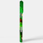 Schwarz-weiße Streifen Zebraschmetterling-Langling Case-Mate iPhone Hülle (Rückseite / Rechts)