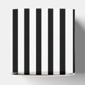 Schwarz-weiße Streifenmuster Geschenkschachtel (Oben)