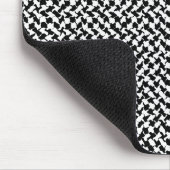 Schwarz-weiße Tafel Mousepad (Ecke)