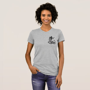 Schwarz-weiße thailändische Schlange, Songkarn, Th T-Shirt