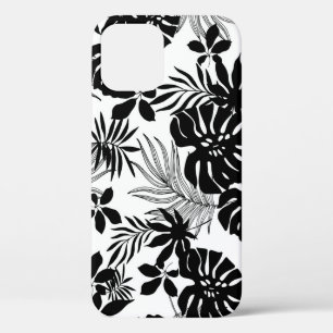 Schwarz-weiße Tropen: Silhouetten der Natur Case-Mate iPhone Hülle
