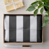 Schwarz-weiße tropische Palmen Modernes Chic Party Seidenpapier (Geschenk)