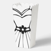 Schwarz-weiße Tuxedo Dress Wedding Party Geschenkschachtel (Rückseite)