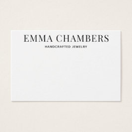 Schwarz-weiße Typografie-Ofensichtkarte