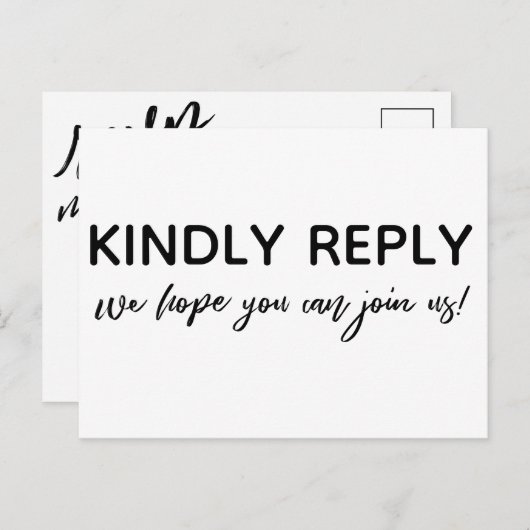 Schwarz-weiße UAWG Song-Anfrage für die lässige Ha Postkarte (Vorne/Hinten)